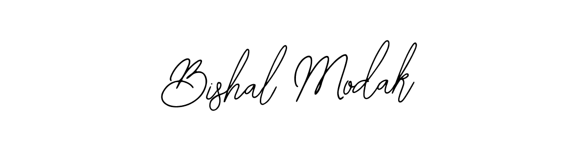 The best way (Bearetta-2O07w) to make a short signature is to pick only two or three words in your name. The name Bishal Modak include a total of six letters. For converting this name. Bishal Modak signature style 12 images and pictures png