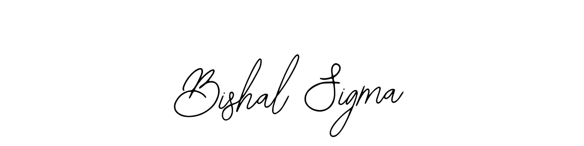 Make a beautiful signature design for name Bishal Sigma. With this signature (Bearetta-2O07w) style, you can create a handwritten signature for free. Bishal Sigma signature style 12 images and pictures png