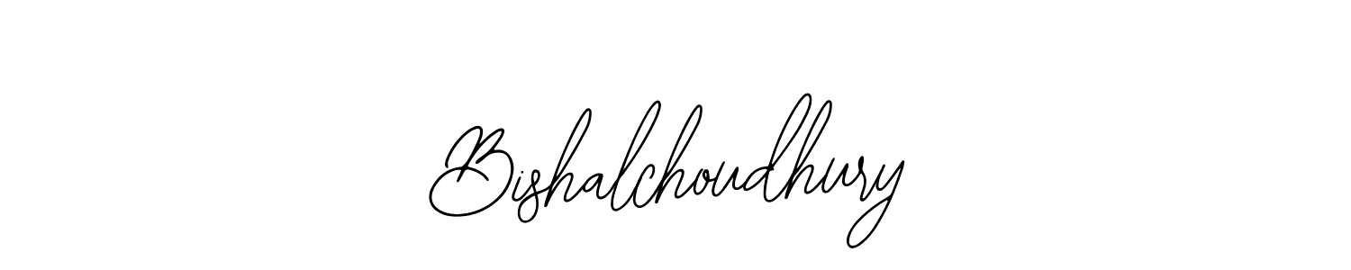 You should practise on your own different ways (Bearetta-2O07w) to write your name (Bishalchoudhury) in signature. don't let someone else do it for you. Bishalchoudhury signature style 12 images and pictures png