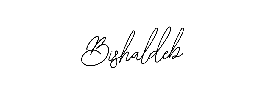 How to make Bishaldeb name signature. Use Bearetta-2O07w style for creating short signs online. This is the latest handwritten sign. Bishaldeb signature style 12 images and pictures png