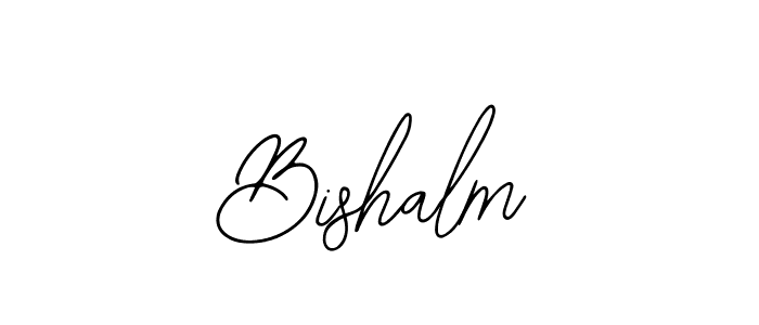 The best way (Bearetta-2O07w) to make a short signature is to pick only two or three words in your name. The name Bishalm include a total of six letters. For converting this name. Bishalm signature style 12 images and pictures png