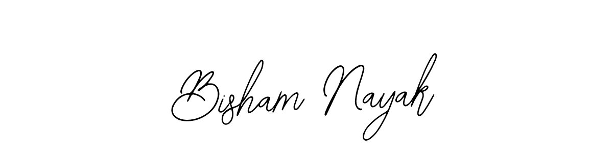 How to make Bisham Nayak name signature. Use Bearetta-2O07w style for creating short signs online. This is the latest handwritten sign. Bisham Nayak signature style 12 images and pictures png