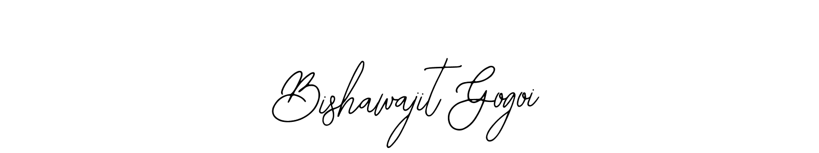 if you are searching for the best signature style for your name Bishawajit Gogoi. so please give up your signature search. here we have designed multiple signature styles  using Bearetta-2O07w. Bishawajit Gogoi signature style 12 images and pictures png