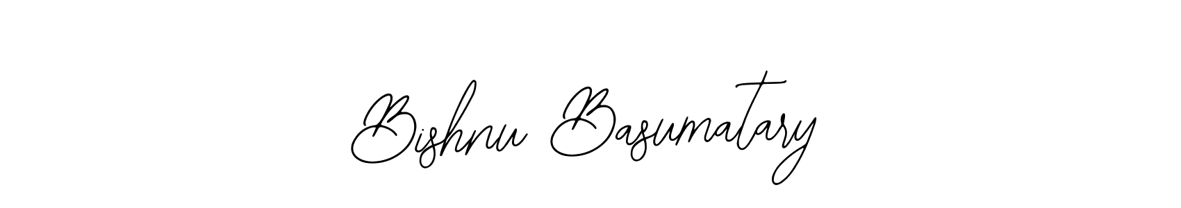 Use a signature maker to create a handwritten signature online. With this signature software, you can design (Bearetta-2O07w) your own signature for name Bishnu Basumatary. Bishnu Basumatary signature style 12 images and pictures png