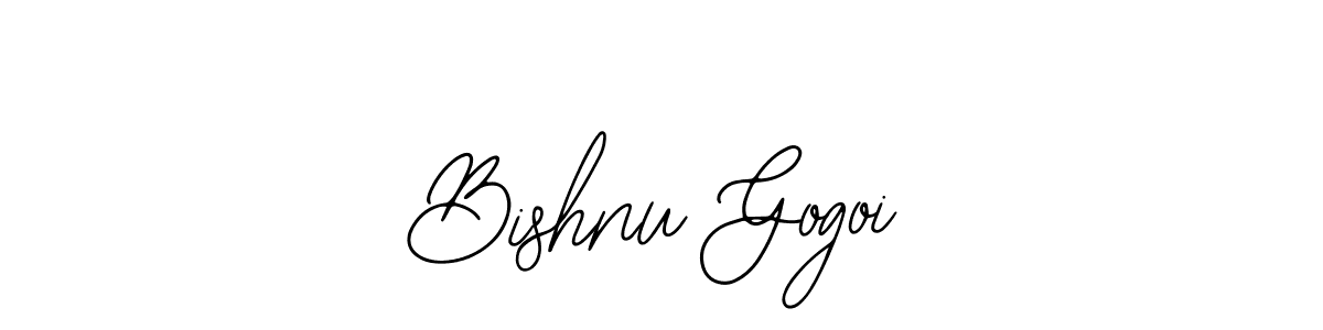 Design your own signature with our free online signature maker. With this signature software, you can create a handwritten (Bearetta-2O07w) signature for name Bishnu Gogoi. Bishnu Gogoi signature style 12 images and pictures png