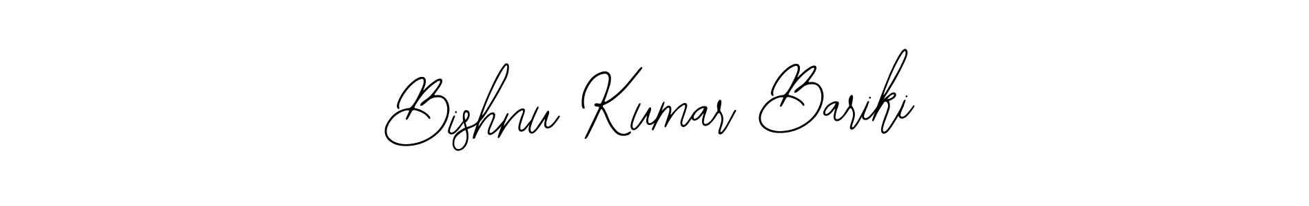 The best way (Bearetta-2O07w) to make a short signature is to pick only two or three words in your name. The name Bishnu Kumar Bariki include a total of six letters. For converting this name. Bishnu Kumar Bariki signature style 12 images and pictures png
