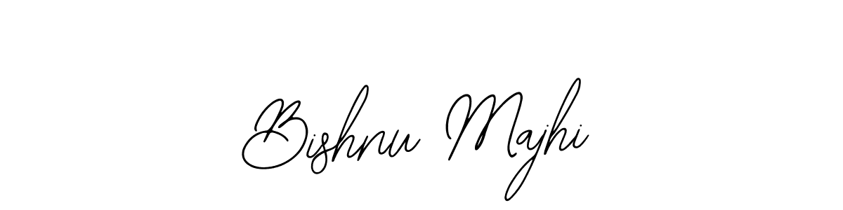 The best way (Bearetta-2O07w) to make a short signature is to pick only two or three words in your name. The name Bishnu Majhi include a total of six letters. For converting this name. Bishnu Majhi signature style 12 images and pictures png