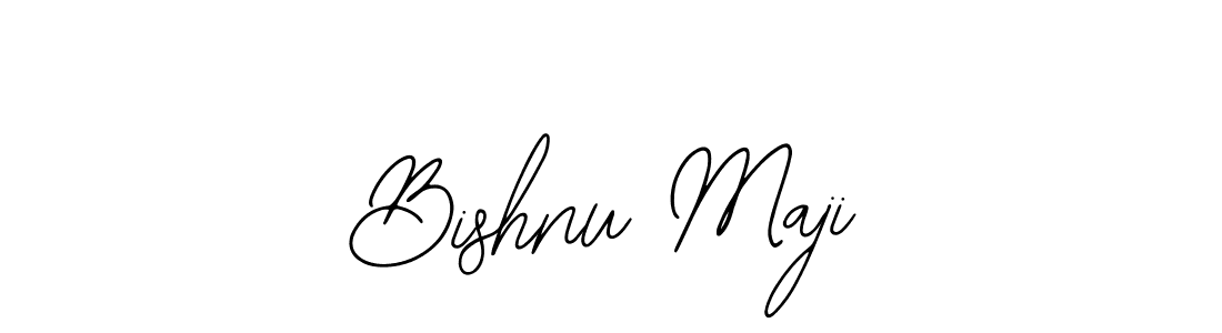 Use a signature maker to create a handwritten signature online. With this signature software, you can design (Bearetta-2O07w) your own signature for name Bishnu Maji. Bishnu Maji signature style 12 images and pictures png