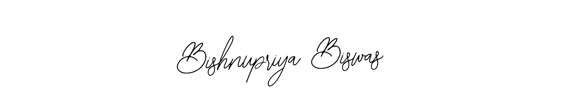 Bearetta-2O07w is a professional signature style that is perfect for those who want to add a touch of class to their signature. It is also a great choice for those who want to make their signature more unique. Get Bishnupriya Biswas name to fancy signature for free. Bishnupriya Biswas signature style 12 images and pictures png