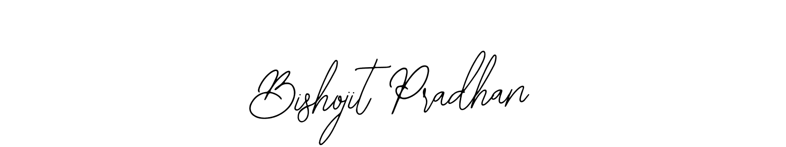 Design your own signature with our free online signature maker. With this signature software, you can create a handwritten (Bearetta-2O07w) signature for name Bishojit Pradhan. Bishojit Pradhan signature style 12 images and pictures png