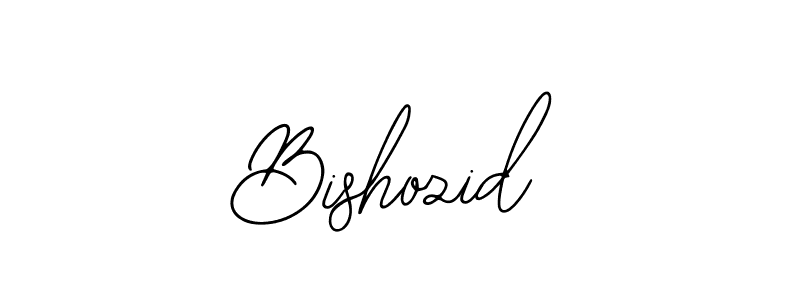 Use a signature maker to create a handwritten signature online. With this signature software, you can design (Bearetta-2O07w) your own signature for name Bishozid. Bishozid signature style 12 images and pictures png