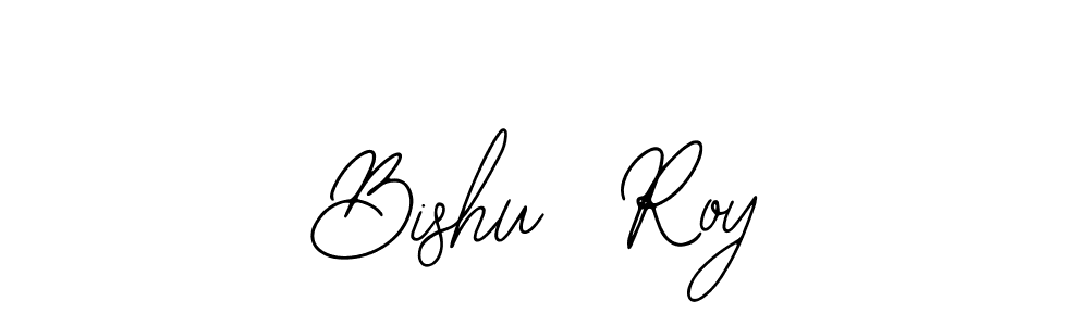 Design your own signature with our free online signature maker. With this signature software, you can create a handwritten (Bearetta-2O07w) signature for name Bishu  Roy. Bishu  Roy signature style 12 images and pictures png