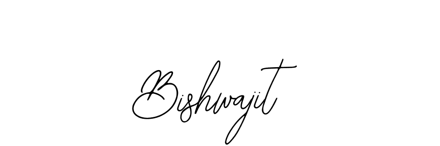 How to make Bishwajit name signature. Use Bearetta-2O07w style for creating short signs online. This is the latest handwritten sign. Bishwajit signature style 12 images and pictures png