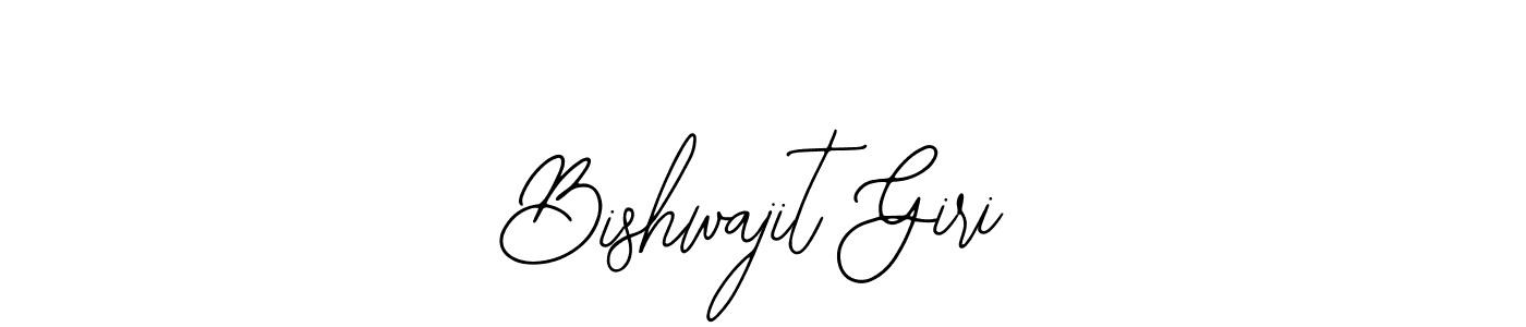 Design your own signature with our free online signature maker. With this signature software, you can create a handwritten (Bearetta-2O07w) signature for name Bishwajit Giri. Bishwajit Giri signature style 12 images and pictures png