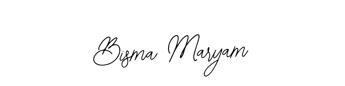 How to make Bisma Maryam signature? Bearetta-2O07w is a professional autograph style. Create handwritten signature for Bisma Maryam name. Bisma Maryam signature style 12 images and pictures png