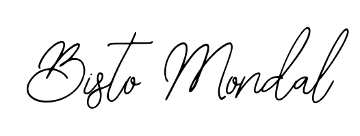 Try this chic Bisto Mondal handwritten sign style. Using Bearetta-2O07w font elements, it gives your name a sleek, memorable identity. Bisto Mondal signature style 12 images and pictures png