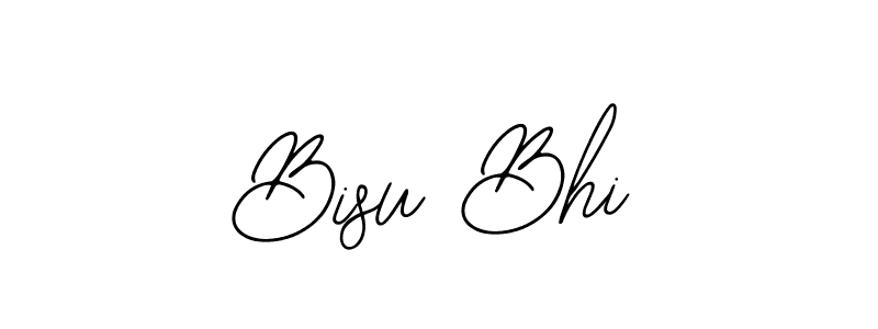 Use a signature maker to create a handwritten signature online. With this signature software, you can design (Bearetta-2O07w) your own signature for name Bisu Bhi. Bisu Bhi signature style 12 images and pictures png