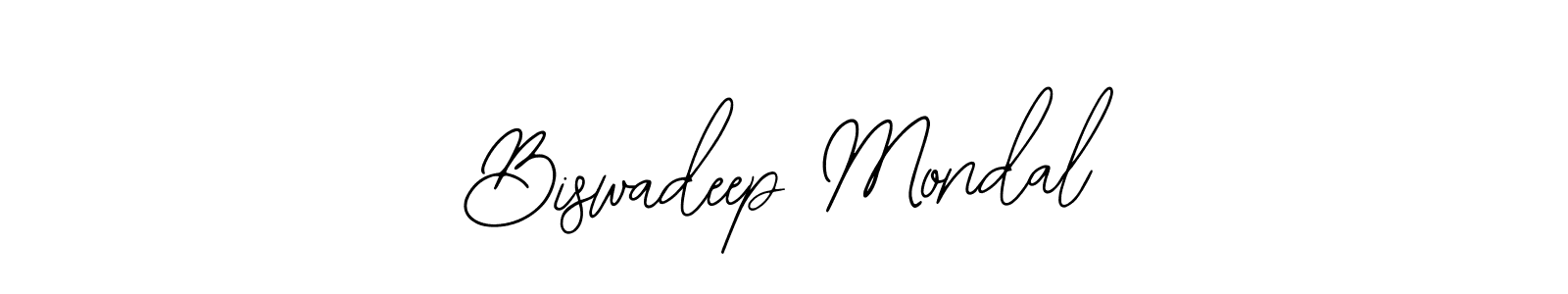 Create a beautiful signature design for name Biswadeep Mondal. With this signature (Bearetta-2O07w) fonts, you can make a handwritten signature for free. Biswadeep Mondal signature style 12 images and pictures png