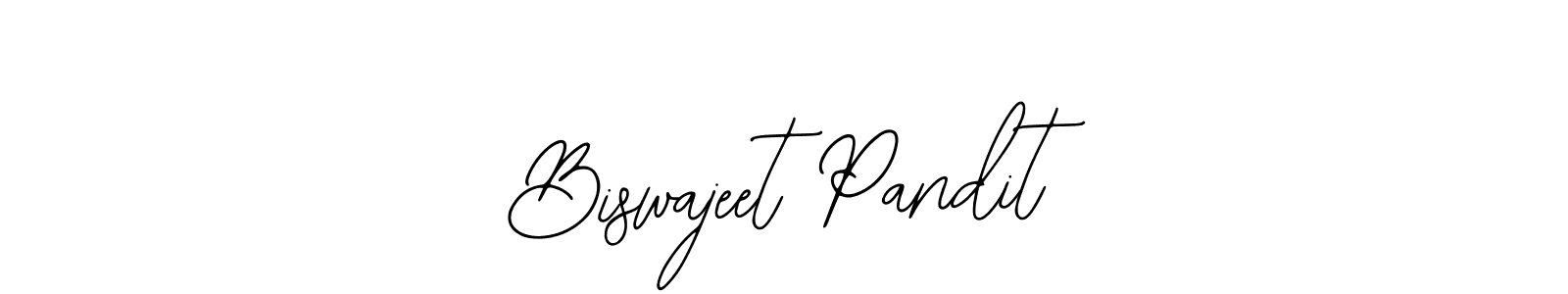 The best way (Bearetta-2O07w) to make a short signature is to pick only two or three words in your name. The name Biswajeet Pandit include a total of six letters. For converting this name. Biswajeet Pandit signature style 12 images and pictures png