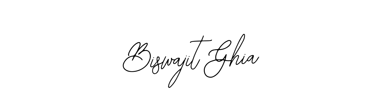 How to make Biswajit Ghia name signature. Use Bearetta-2O07w style for creating short signs online. This is the latest handwritten sign. Biswajit Ghia signature style 12 images and pictures png