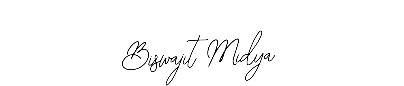 You can use this online signature creator to create a handwritten signature for the name Biswajit Midya. This is the best online autograph maker. Biswajit Midya signature style 12 images and pictures png