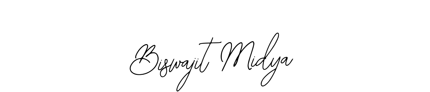 Design your own signature with our free online signature maker. With this signature software, you can create a handwritten (Bearetta-2O07w) signature for name Biswajit Midya. Biswajit Midya signature style 12 images and pictures png