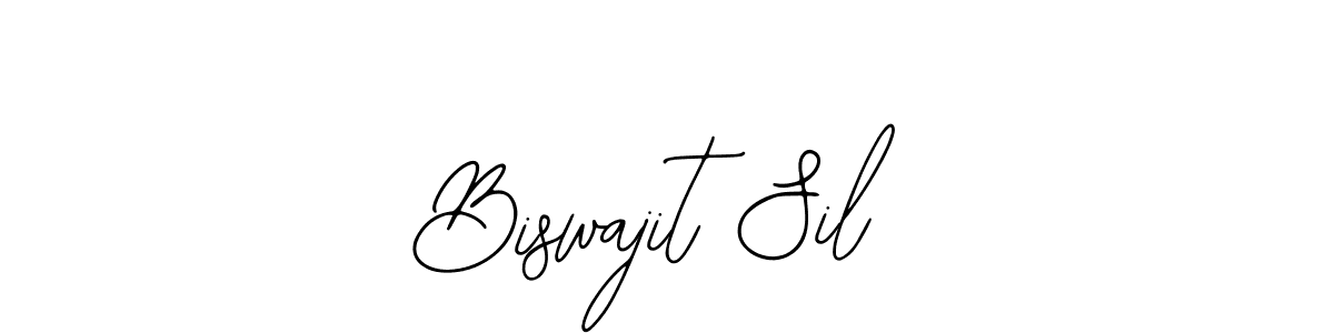 The best way (Bearetta-2O07w) to make a short signature is to pick only two or three words in your name. The name Biswajit Sil include a total of six letters. For converting this name. Biswajit Sil signature style 12 images and pictures png