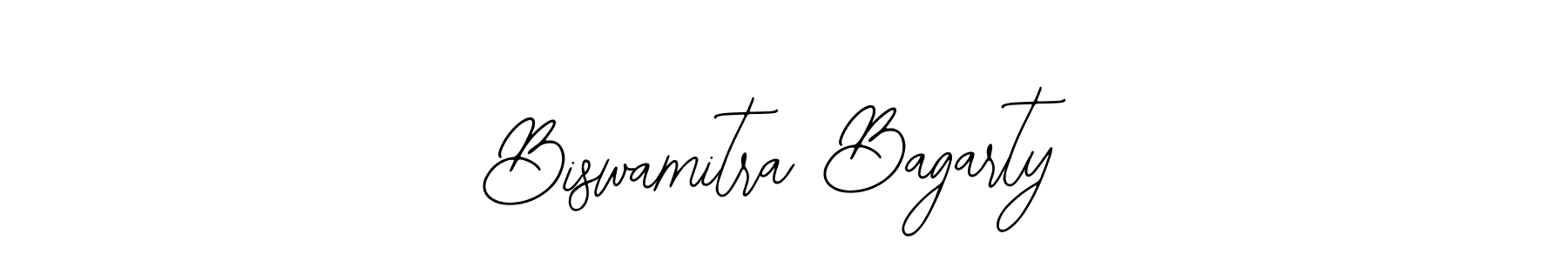 How to make Biswamitra Bagarty name signature. Use Bearetta-2O07w style for creating short signs online. This is the latest handwritten sign. Biswamitra Bagarty signature style 12 images and pictures png