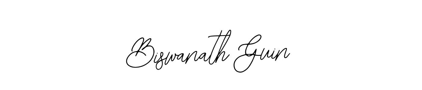 Biswanath Guin stylish signature style. Best Handwritten Sign (Bearetta-2O07w) for my name. Handwritten Signature Collection Ideas for my name Biswanath Guin. Biswanath Guin signature style 12 images and pictures png