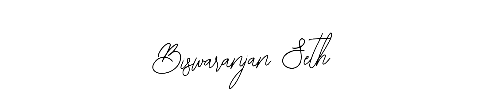 Use a signature maker to create a handwritten signature online. With this signature software, you can design (Bearetta-2O07w) your own signature for name Biswaranjan Seth. Biswaranjan Seth signature style 12 images and pictures png