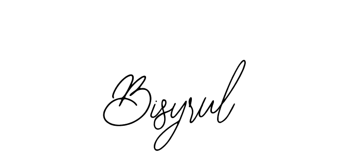 It looks lik you need a new signature style for name Bisyrul. Design unique handwritten (Bearetta-2O07w) signature with our free signature maker in just a few clicks. Bisyrul signature style 12 images and pictures png