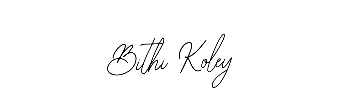 Make a beautiful signature design for name Bithi Koley. With this signature (Bearetta-2O07w) style, you can create a handwritten signature for free. Bithi Koley signature style 12 images and pictures png