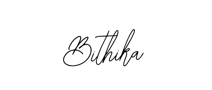 How to make Bithika name signature. Use Bearetta-2O07w style for creating short signs online. This is the latest handwritten sign. Bithika signature style 12 images and pictures png