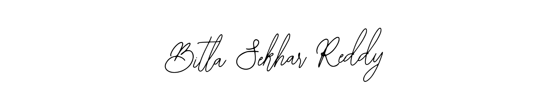 Design your own signature with our free online signature maker. With this signature software, you can create a handwritten (Bearetta-2O07w) signature for name Bitla Sekhar Reddy. Bitla Sekhar Reddy signature style 12 images and pictures png