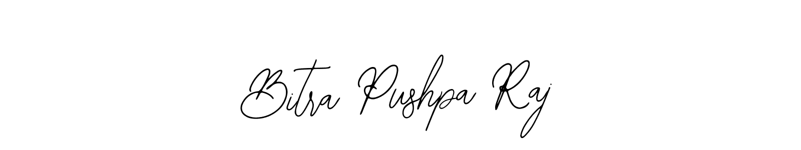 Make a beautiful signature design for name Bitra Pushpa Raj. Use this online signature maker to create a handwritten signature for free. Bitra Pushpa Raj signature style 12 images and pictures png