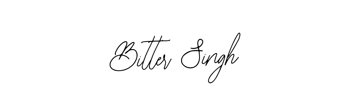 Make a beautiful signature design for name Bitter Singh. With this signature (Bearetta-2O07w) style, you can create a handwritten signature for free. Bitter Singh signature style 12 images and pictures png