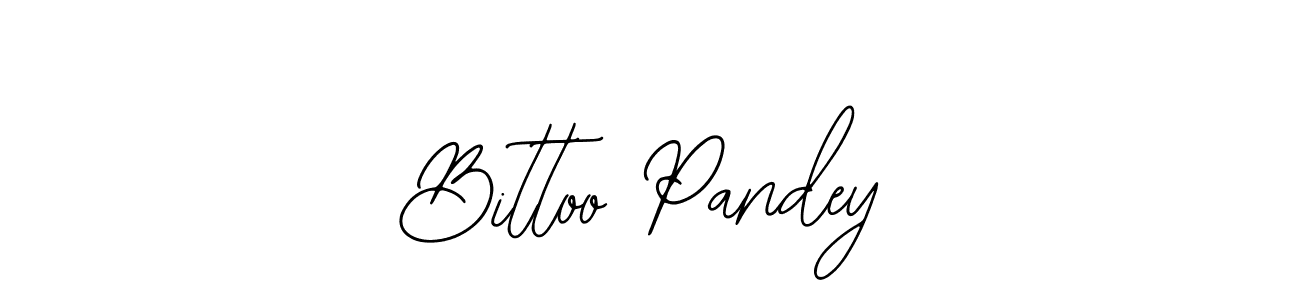 Use a signature maker to create a handwritten signature online. With this signature software, you can design (Bearetta-2O07w) your own signature for name Bittoo Pandey. Bittoo Pandey signature style 12 images and pictures png