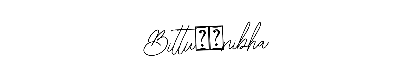 It looks lik you need a new signature style for name Bittu❤️nibha. Design unique handwritten (Bearetta-2O07w) signature with our free signature maker in just a few clicks. Bittu❤️nibha signature style 12 images and pictures png