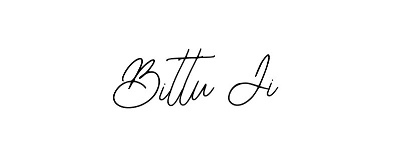 Design your own signature with our free online signature maker. With this signature software, you can create a handwritten (Bearetta-2O07w) signature for name Bittu Ji. Bittu Ji signature style 12 images and pictures png