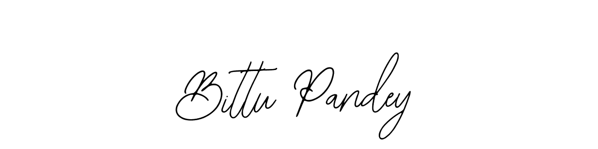 Design your own signature with our free online signature maker. With this signature software, you can create a handwritten (Bearetta-2O07w) signature for name Bittu Pandey. Bittu Pandey signature style 12 images and pictures png