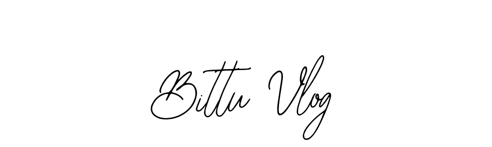 The best way (Bearetta-2O07w) to make a short signature is to pick only two or three words in your name. The name Bittu Vlog include a total of six letters. For converting this name. Bittu Vlog signature style 12 images and pictures png
