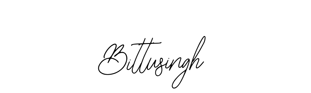 You should practise on your own different ways (Bearetta-2O07w) to write your name (Bittusingh) in signature. don't let someone else do it for you. Bittusingh signature style 12 images and pictures png