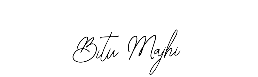 Use a signature maker to create a handwritten signature online. With this signature software, you can design (Bearetta-2O07w) your own signature for name Bitu Majhi. Bitu Majhi signature style 12 images and pictures png