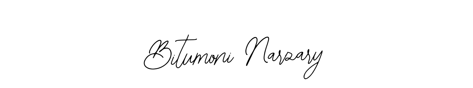 Design your own signature with our free online signature maker. With this signature software, you can create a handwritten (Bearetta-2O07w) signature for name Bitumoni Narzary. Bitumoni Narzary signature style 12 images and pictures png