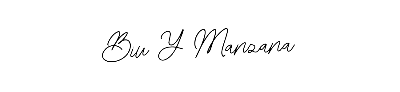 Also You can easily find your signature by using the search form. We will create Biu Y Manzana name handwritten signature images for you free of cost using Bearetta-2O07w sign style. Biu Y Manzana signature style 12 images and pictures png