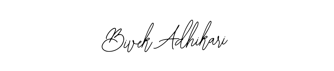 Also we have Bivek Adhikari name is the best signature style. Create professional handwritten signature collection using Bearetta-2O07w autograph style. Bivek Adhikari signature style 12 images and pictures png