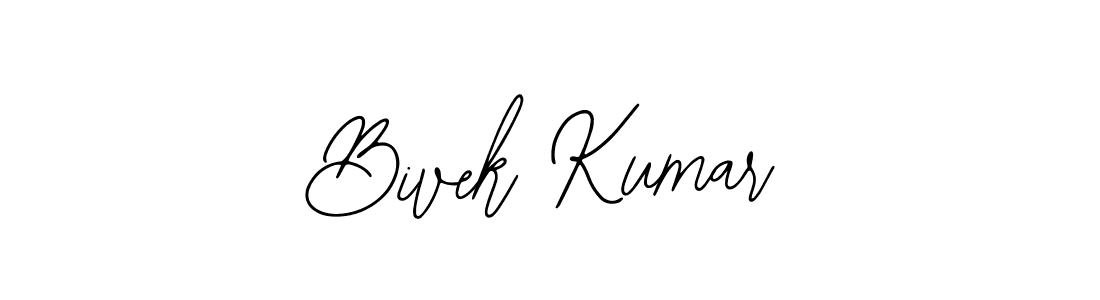 Design your own signature with our free online signature maker. With this signature software, you can create a handwritten (Bearetta-2O07w) signature for name Bivek Kumar. Bivek Kumar signature style 12 images and pictures png