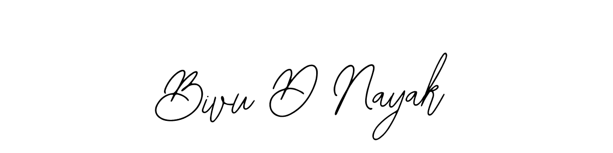 Bivu D Nayak stylish signature style. Best Handwritten Sign (Bearetta-2O07w) for my name. Handwritten Signature Collection Ideas for my name Bivu D Nayak. Bivu D Nayak signature style 12 images and pictures png