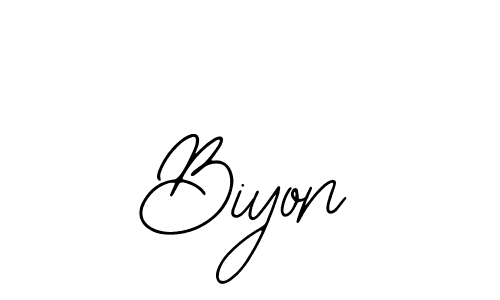 Make a short Biyon signature style. Manage your documents anywhere anytime using Bearetta-2O07w. Create and add eSignatures, submit forms, share and send files easily. Biyon signature style 12 images and pictures png
