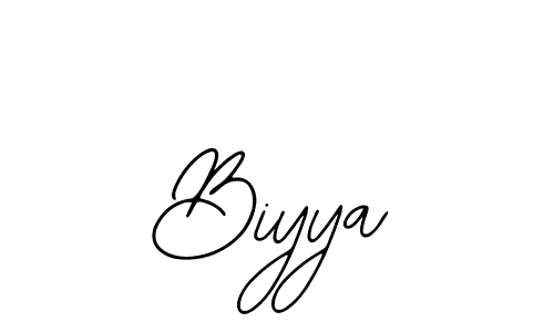 Use a signature maker to create a handwritten signature online. With this signature software, you can design (Bearetta-2O07w) your own signature for name Biyya. Biyya signature style 12 images and pictures png